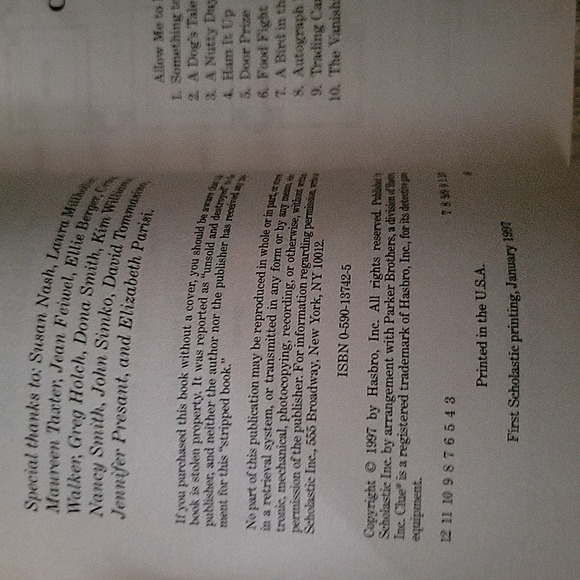 The Vanishing Vampire - Clue #15 by Dona Smith; A. E. Parker 1997 Vtg 1st Ed PB - Picture 4 of 9